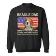 Beagle Dad Happy Fathers Day To My Amazing Daddy Dog Sweatshirt
