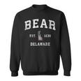 Bear Delaware De Vintage American Flag Sports Sweatshirt