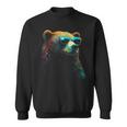 Bear Sunglasses Animal Colourful Forest Animals Bear Sweatshirt