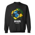 Best Brazil Soccer Ball Flag Brazilian Futbol Fan Sweatshirt
