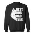 Best Dog Dad Ever Samoyed Cadeau Propriétaires De Chiens Sweater e