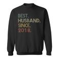 Best Husband Since 2018 Epic Couple 6Th Wedding Anniversary Sweatshirt