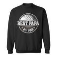 Best Papa By Par Vintage Golf Player Daddy Dad Fathers Day Sweatshirt
