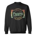 Best Poppa Ever Emblem Father's Day Poppa Grandpa Sweatshirt