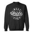 Best Uncle Ever Father's Day Uncle Vintage Emblem Sweatshirt