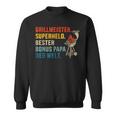 Bester Bonus Papa Superheld Grillmeister Zumatertag Sweatshirt