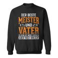 With Bester Meister Und Fater Handwerker Papa Meister Sweatshirt