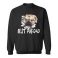 Bester Mops Papa Aller Zeitenintage Sweatshirt