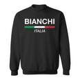 Bianchi Italian Name Family Surname Italy Flag Italia Sweatshirt