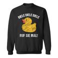 Biele Biele Biele Ruf Sie Mal Lüstige Ente Black Sweatshirt