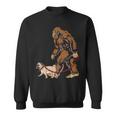 Bigfoot Dog Walk Pug Sweatshirt