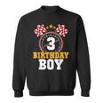 Birthday Boy 3Rd Race Car Party 3 Years Old Racing Driver Sweatshirt
