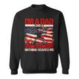 Blacksmith Dad American Flag Father's Day Blacksmithing Sweatshirt