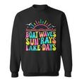 Boat Waves Sun Rays Lake Days Lake Life Summer Lake Sweatshirt