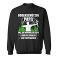 Bogenschützen Papa Pfeil Und Bogen Bogenschießen Sweatshirt