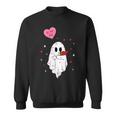 Be My Boo Valentine Ghost With Balloon Happy V Day Couple Sweatshirt