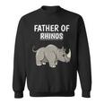 Boys Rhinoceros Dad Father's Day Father Of Rhinos Sweatshirt