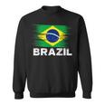 Brazil Brazilian Flag Sports Soccer Football Sweatshirt