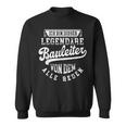 Builder Legend intage Slogan Bauchef S Sweatshirt