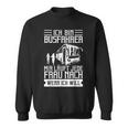 Busfahrer Lustig Bus Fahren Linienbus Modell Linienbusfahrer Sweatshirt