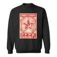 Camisaintage Hammer Sickle Urss Cccp Retro Soviet Camisa de entrenamiento