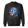 Canadian Goose Howling At The Moon Silly Goose Sweatshirt