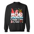 Candy Cane Crew Christmas Gnomes Family Matching Sweatshirt