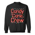 Candy Cane Crew Christmas Candy Cane Lover Xmas Pajama Sweatshirt
