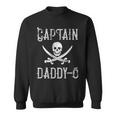 Captain Daddy-O Retro Personalized Pirate Pontoon Sweatshirt