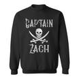 Captain Zach Retro Personalized Pirate Pontoon Sweatshirt