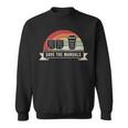 Car Lover Vintage Retro Save The Manuals Stick Shift Sweatshirt