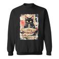 Cat Ramen Noodle Japanese Anime Manga Ramen Kawaii Cat Sweatshirt