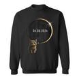 Cat Total Solar Eclipse 2024 Totality Cat Glasses Sweatshirt