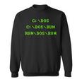 CDos CDosrun RundosrunComputer Dos Sweatshirt