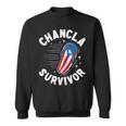 Chancla Survivor Puerto Rican Puerto Rico Spanish Joke Sweatshirt