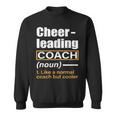 Cheerleading Coach Definition Cheer Trainer Sweatshirt