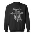 Cherokee Pride Native American Indigenous Tribe Headdress Sweatshirt