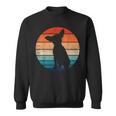 Chihuahua Dog Retrointage 60S 70S Silhouette Sweatshirt