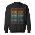 Cholula De Rivadabia City Mexico Retro Sweatshirt