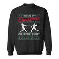This Is My Christmas Pajama Baseball Ugly Sweater Sweatshirt