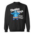 Chubby Guys Cuddle Better Lgbtq Gay Pride Bear Sweatshirt