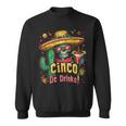 Cinco De Drinko Mexican Skull Fiesta 5 De Mayo Drinking Sweatshirt