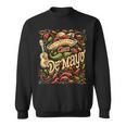 Cinco De Mayo Vintage Mexican Chilli Peppers Style Sweatshirt