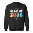 Class Of 2036 Kindergarten First Day Graduation Grow With Me Sweatshirt