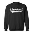 Cleveland Hometown Pride Throwback Print Classic Sweatshirt