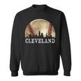 Cleveland Skyline City Vintage Baseball Lover Sweatshirt