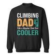 Climbing Dad Like A Regular Dad Klettern Papa Spruch Sweatshirt