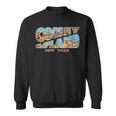 Coney Island New York Ny Vintage Retro Souvenir Sweatshirt