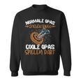 Cool Grandpa Play Dart Darts Rentner Dart Slogan Sweatshirt