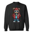 Cool Hip-Hop Bear Streetwear Graphic Sweatshirt